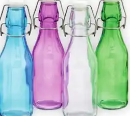 Ocean State Job Lot Air Tight Clear Glass Bottle 33.8 oz offer