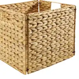 Ocean State Job Lot Small Foldable Wicker Storage Basket offer