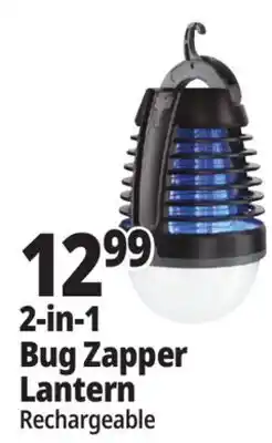 Ocean State Job Lot 2-in-1 Rechargeable Bug Zapper & Lantern offer