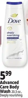 Ocean State Job Lot Dove Deeply Nourishing Body Wash 24.3 oz offer
