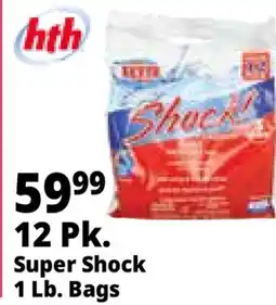 Ocean State Job Lot HTH Super Shock Pool Shock Treatment 12 Count offer