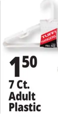 Ocean State Job Lot TUFF! White Shirt Hangers 7 Count offer
