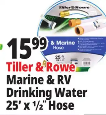 Ocean State Job Lot Tiller & Rowe RV & Marine Hose 1/2 x 25' offer