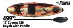Ocean State Job Lot Pelican Covert Angler Kayak w/ Paddle offer