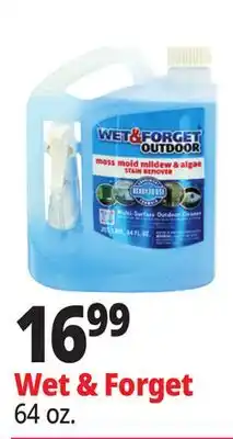 Ocean State Job Lot Wet & Forget Outdoor Moss Mold Mildew & Algae Stain Remover offer