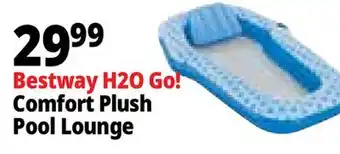 Ocean State Job Lot Bestway H2O Go! Comfort Plush Pool Lounge offer