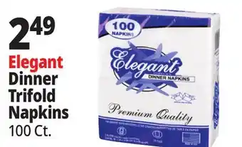 Ocean State Job Lot Elegant Paper Dinner Napkins 100-Count offer