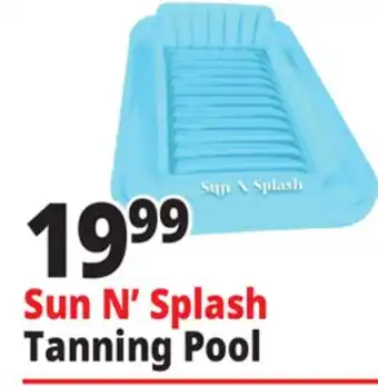 Ocean State Job Lot Sun N' Splash Tanning Pool offer