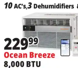Ocean State Job Lot Ocean Breeze 8 000 BTU Window Air Conditioner offer