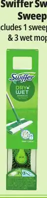 Ocean State Job Lot Swiffer Sweeper 2-in-1 Dry & Wet Multi-Surface Floor Cleaner Starter Kit 11-piece offer