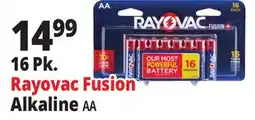 Ocean State Job Lot Rayovac Fusion AA Batteries 16 pk offer