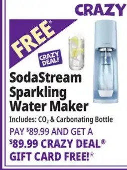 Ocean State Job Lot SodaStream Terra Soda Machine and Sparkling Water Maker Kit Black offer