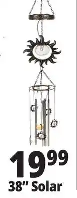 Ocean State Job Lot Solar Wind Chime 38 Solar offer