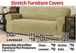 Ocean State Job Lot Stretch Furniture Covers offer
