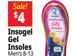 Ocean State Job Lot Insogel Gel Insoles offer