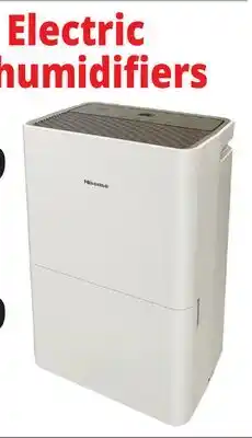Ocean State Job Lot Hisense Electric humidifiers offer
