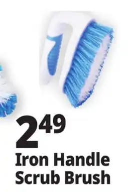 Ocean State Job Lot Iron Handle Scrub Brush offer