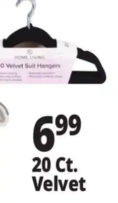 Ocean State Job Lot HomeLiving Velvet Suit Hangers 20 Count offer