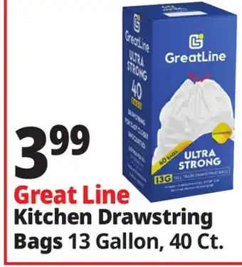Ocean State Job Lot Great Line Kitchen Drawstring Bags offer