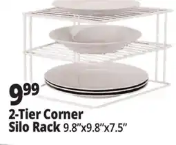Ocean State Job Lot 2-Tier Corner Silo Rack offer