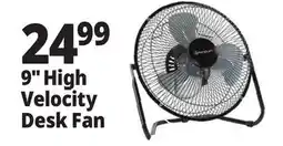 Ocean State Job Lot Penguin Oscillating Desk Fan 12 offer