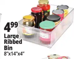Ocean State Job Lot Large Ribbed Bin Organizers offer