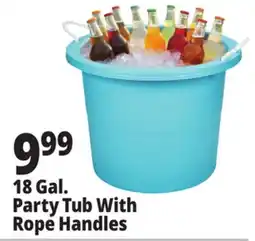 Ocean State Job Lot 18 Gal. Party Tub With Rope Handles offer