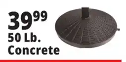 Ocean State Job Lot Outdoor Living Concrete Umbrella Base 50 lbs offer