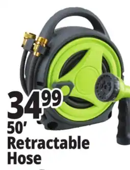 Ocean State Job Lot Retractable Hose 50' offer
