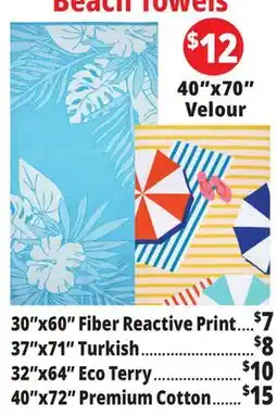 Ocean State Job Lot Beach Towels offer