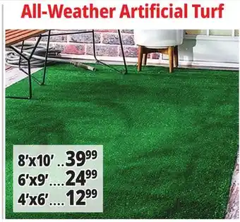 Ocean State Job Lot All-Weather Artificial Turf offer