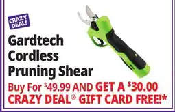 Ocean State Job Lot Gardtech Cordless Pruning Shear offer