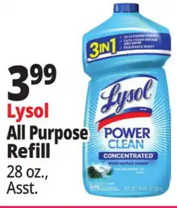 Ocean State Job Lot Lysol All Purpose Refill offer