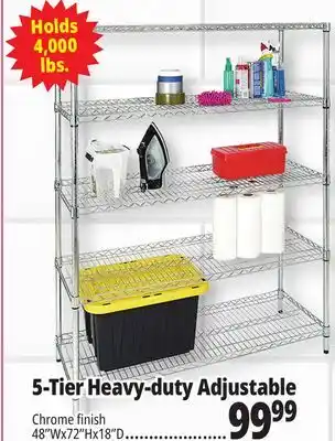 Ocean State Job Lot 5-Tier Heavy-duty Adjustable offer