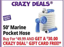 Ocean State Job Lot 50' Marine Pocket Hose offer