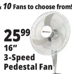Ocean State Job Lot Penguin Pedestal Fan 16 offer