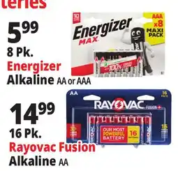 Ocean State Job Lot Energizer Alkaline AA or AAA offer