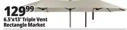 Ocean State Job Lot 6.5'x13' Triple Vent Rectangle Market offer
