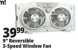 Ocean State Job Lot Penguin 9 Twin Window Fan offer