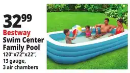 Ocean State Job Lot Bestway H2OGO! Family Swim Center Inflatable Pool 10' offer