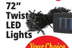 Ocean State Job Lot Solar Twist Lights 200 Lights 72' offer