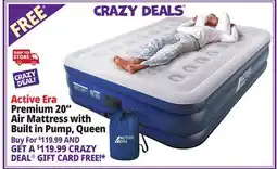 Ocean State Job Lot Active Era Premium 20 Air Mattress with Built in Pump, Queen offer