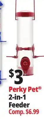 Ocean State Job Lot Perky Pet 2-in-1 Feeder offer