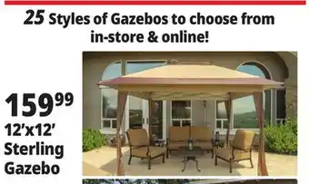 Ocean State Job Lot Sterling 12' x 12' Instant Pop-Up Gazebo offer