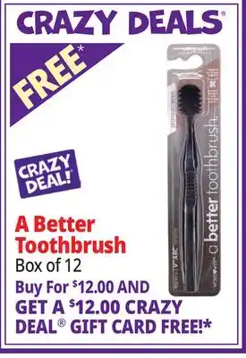 Ocean State Job Lot A Better Toothbrush offer