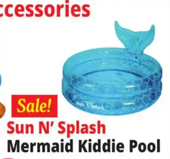 Ocean State Job Lot Sun N' Splash Mermaid Kiddie Pool offer