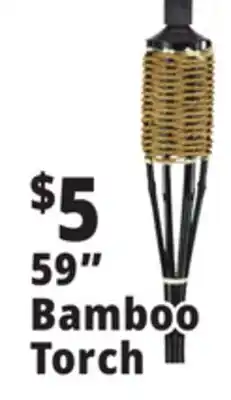 Ocean State Job Lot 59 Bamboo Torch offer