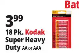 Ocean State Job Lot 18 Pk. Kodak Super Heavy Duty offer