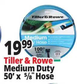 Ocean State Job Lot Tiller & Rowe Medium-Duty 5/8 Garden Hose 50' offer