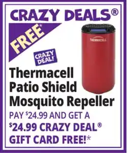 Ocean State Job Lot Thermacell Patio Shield Mosquito Repeller offer
